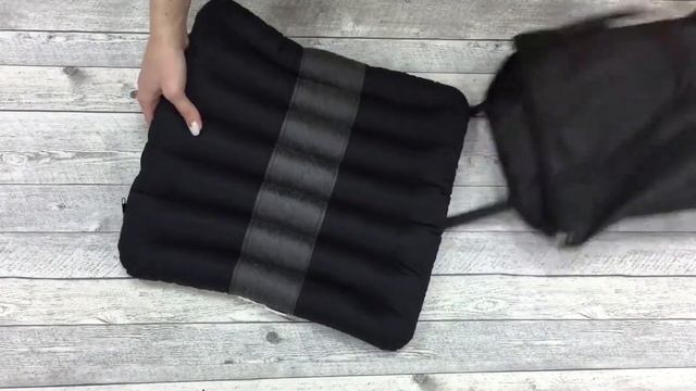 Сиденье из лузги гречихи Классик с антискользящей полосой от Биоподушка смотреть онлайн