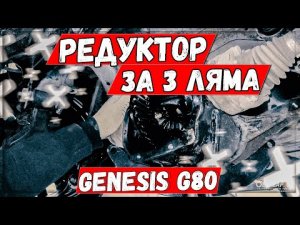 Genesis G80 переуплотнение заднего редуктора