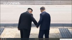 Встреча президента Южной Кореи Мун Чжэ Ин и лидера КНДР Ким Чен Ын