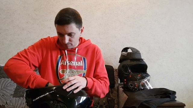Как снять и постирать подкладку шлема МТ