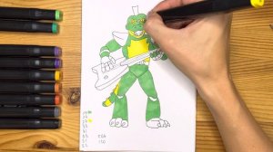 Как нарисовать Монти карандашом и скетч маркерами | Рисунок для детей, поэтапно и легко