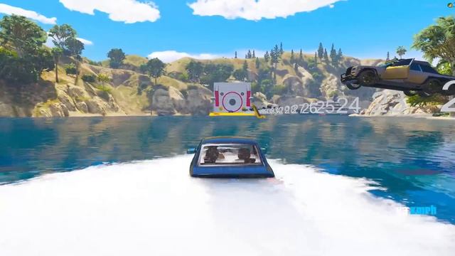 ПРОЕХАЛ ПОД ВОДОЙ на ОГРОМНОЙ РУССКОЙ БУХАНКЕ в ГТА 5 МОДЫ - ЭКСПЕРИМЕНТЫ в GTA 5 смотреть онлайн