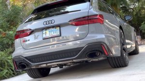 Audi RS 6 cold start