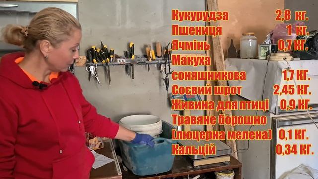 Рецепти корма власними руками для індиків Біг 6 і Хайбрід Конвертер від 5 до 13 тижнів.