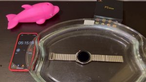 P5 Max Smart watch Waterproof Test