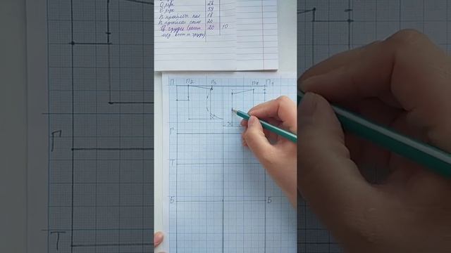 Построение базовой выкройки платья. Часть 2