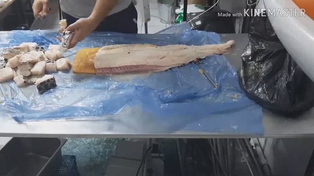 Как пожарить зубатку на мангале ( гриле). Шашлыки из зубатки, смотреть онлайн