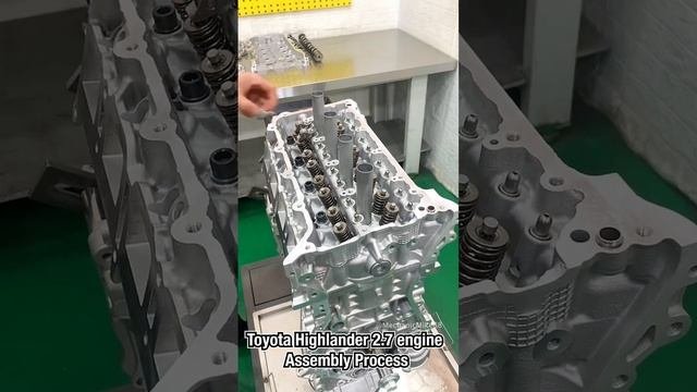 Toyota Highlander 2.7 Engine Assembly Process.