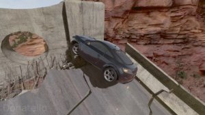 Ловушки на дороге в BeamNG drive