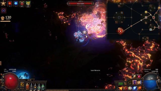 PoE Endless Delve -  Armageddon Brand MoM Build