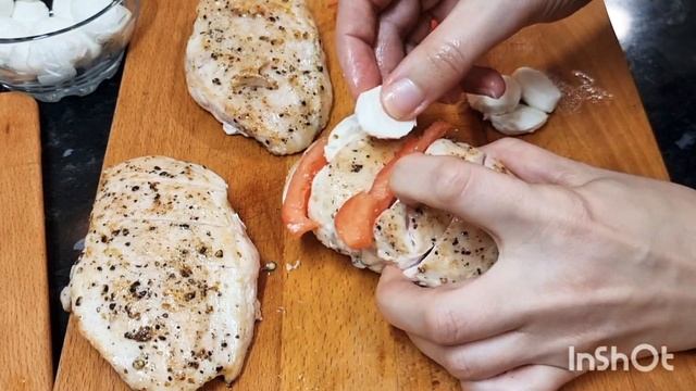 ФАРШИРОВАННАЯ КУРИНАЯ ГРУДКА | КУРИНАЯ ГРУДКА ПОД ЗЕЛЁНЫМ СОУСОМ #куринаягрудка #ппблюда #ппрецепты