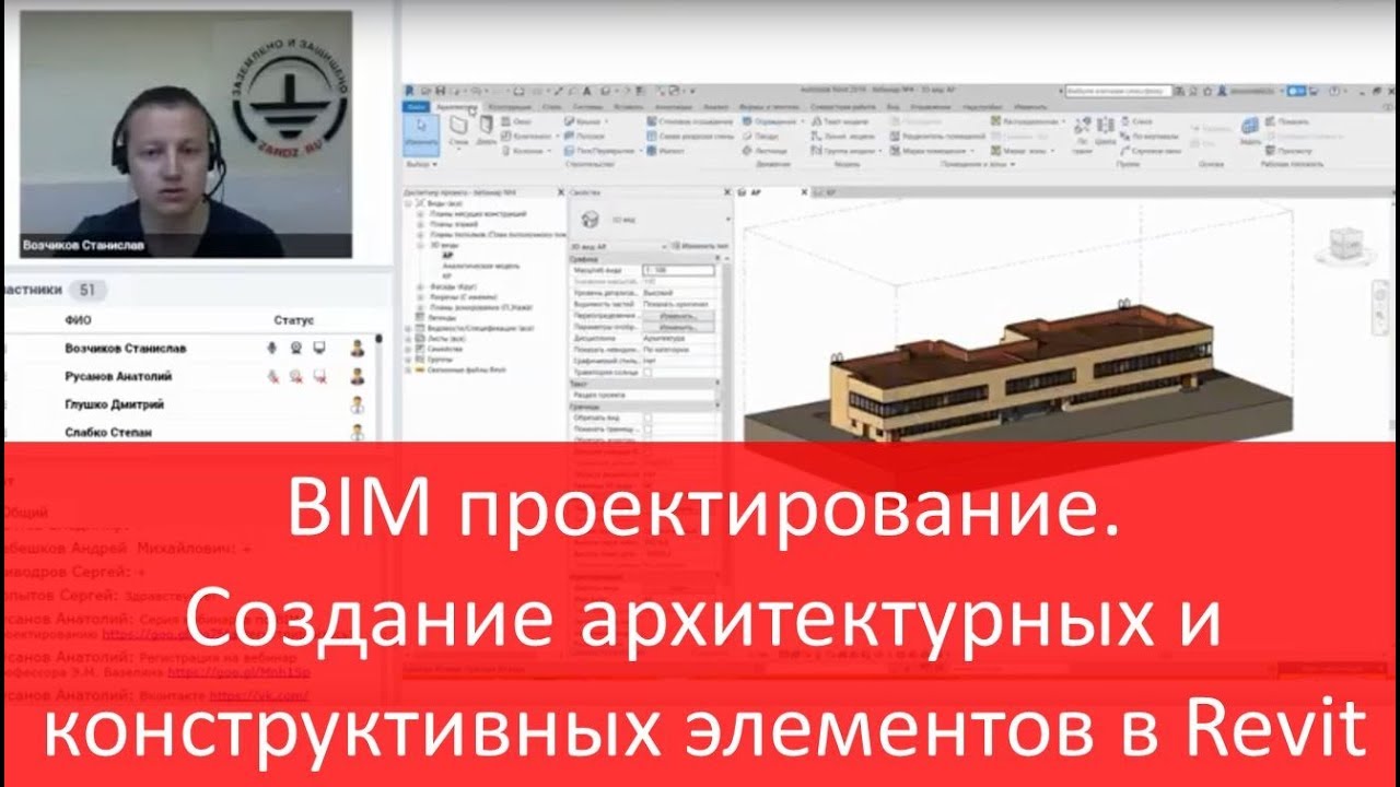 Вебинар проектирование