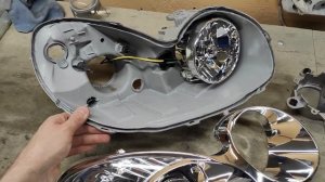 Как улучшить свет фар на Hyundai Sonata, тюнинг фар установка светодиодных Bi Led линз