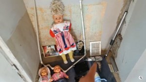 Огромная кукла! Короткая прогулка по помойкам города. Находки на мусорке (71)