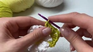 Бабушкин квадрат «Ромашка»