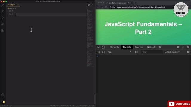 The Complete JavaScript Course 2023: From Zero to Expert! | JavaScript Fundamentals Part 2 #2