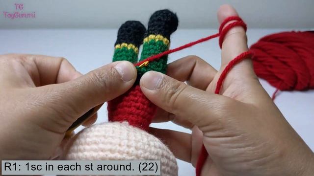 How to Crochet Nutcracker Amigurumi || Nutcracker Amigurumi Tutorial || Crochet Nutcracker Doll смотреть онлайн