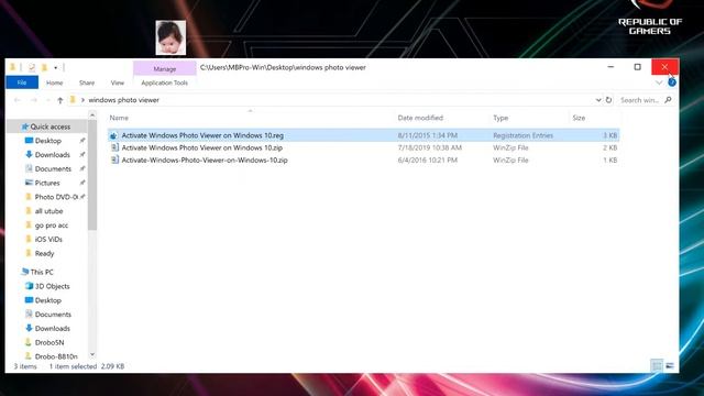 Activate Windows XP 7 8 OLD Picture Photo Viewer on Win 10 registry tweak смотреть онлайн