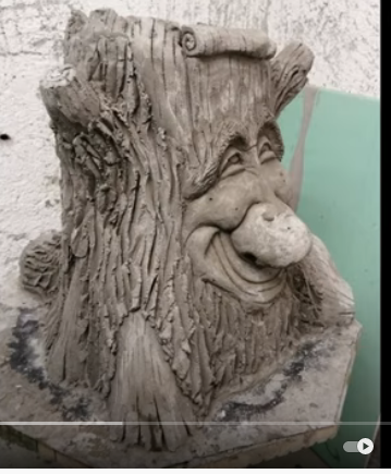 ГРИБОК - ЛЕСОВИЧЁК ИЗ АРТ БЕТОНА СВОИМИ РУКАМИ смотреть онлайн