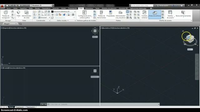 Interfaz 3D - AutoCAD 2014 смотреть онлайн