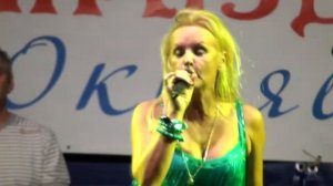Светлана Лазарева в Октябрьске ( 04.08.2012) "Тельняшечка"