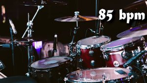 85 Bpm Drum Track Batería - Straight Beat Eighth Notes