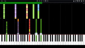 Rammstein - Deutschland Synthesia Piano MIDI //anthony73796