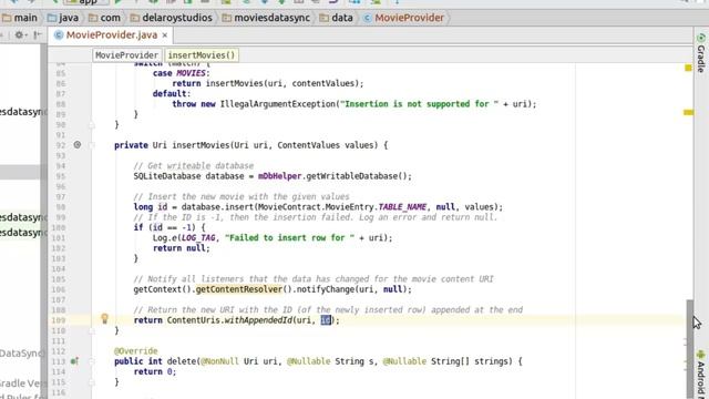 TRANSFERRING DATA IN ANDROID USING SYNC ADAPTER #2 - Content Provider, Authenticator Service смотреть онлайн