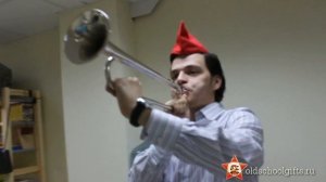 Пионерский горн - horn. Первые попытки.
