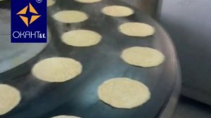 Блинная линия BECAM  на основе чугунных дисков (карусель).