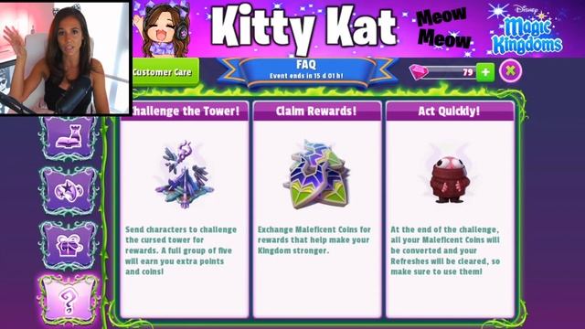 Kitty Kat Livestream! NEW Tower Challenge 10 Chapter 1 STARTS NOW! Disney Magic Kingdoms