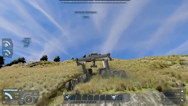 Small rover suspension concept (Space Engineers) смотреть онлайн