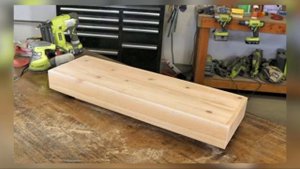 Как сделать ПАРЯЩУЮ полку своими руками для книг