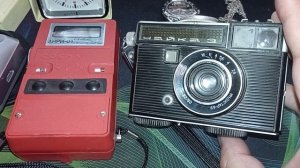 Дозиметр, фотоаппарат чайка 3, винтаж, серебро ,часы, барахолка рулит