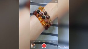 Браслет из натурального камня, ручная работа.mp4