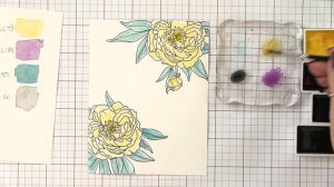 How To: EASY Watercolored Floral Vignette Cards with Dawn