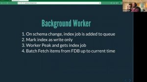 FoundationDB Online Meetup 01: A dev-driven approach to building secondary indexes (Garren Smith)