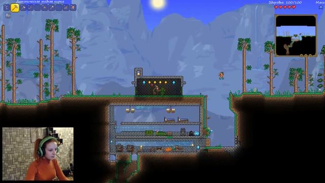 Terraria#11 - Новые соседи) Строим. смотреть онлайн