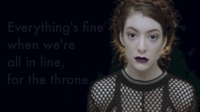 Tennis Court - Lorde (Lyric Video / Music Video) смотреть онлайн