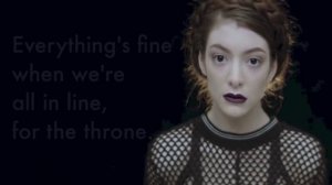 Tennis Court - Lorde (Lyric Video / Music Video)