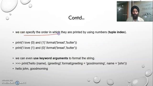 Python Input Output