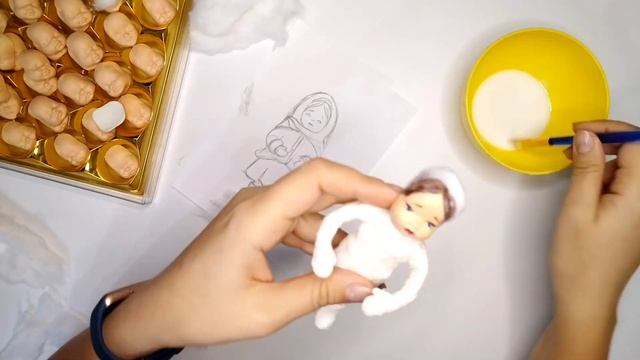 мастер класс Возрождение ватной игрушки смотреть онлайн