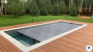 Подводное жалюзийное покрытие для бассейна