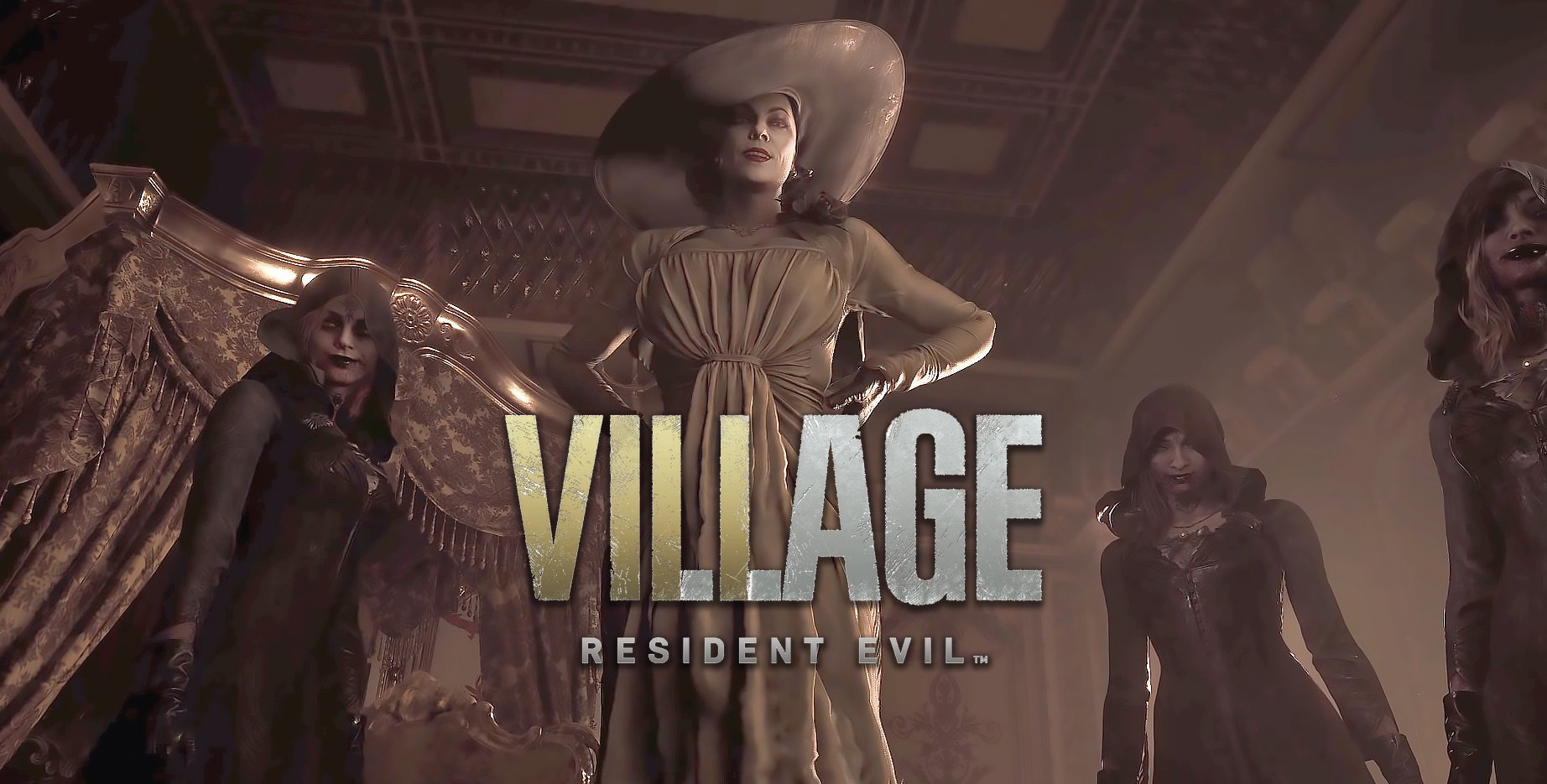 Resident Evil Village _ Трудно играть на Жуткой деревни .