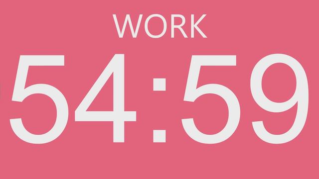 Pomodoro Technique - Tekniği 4 h = 4 x work 55 / 5 смотреть онлайн