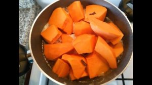 Тыква в сиропе. Турецкая кухня. Kabak tatlısı