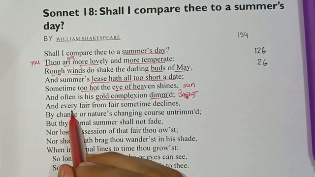 Sonnet 18 || Shall I compare thee... смотреть онлайн