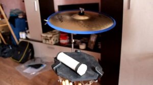 Как глушить тарелки ? Тренируемся дома./ How to turn off the drum cymbal?