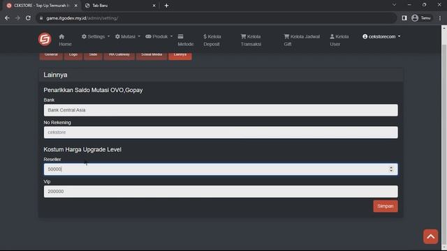 Website Top Up Game dan PPOB V.1.3 смотреть онлайн