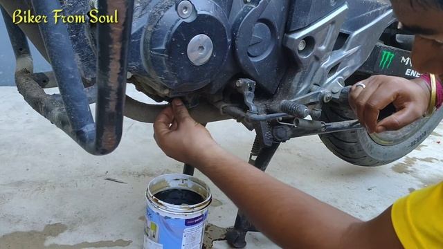HOW TO CHANGE ENGINE OIL II HORNET 160R II HONDA II MOTUL смотреть онлайн